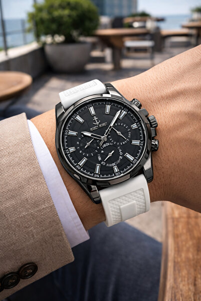 MARCO MARİN Silicone cord men's watch