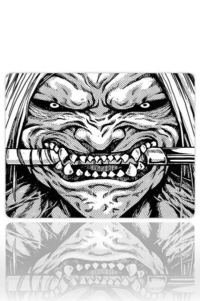 urzuva Rage Oni Gaming Oyuncu XXL Mouse Pad Kaydırmaz Dikişli Mousepad 40x30x...