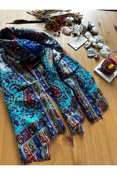 Chinko Indian Silk Shawl Des Patterned a Very Special Shawl That Warmes and E...