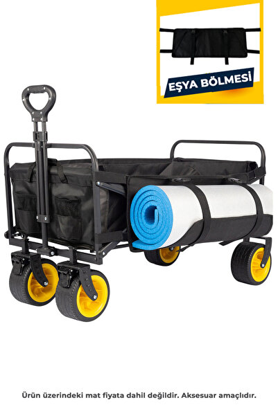 Funky Chairs Yan Eşya Bölmeli 100 Lt. Fren Sistemli, Rulmanlı, Kalın Teker, V...