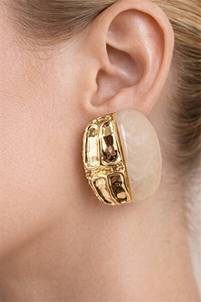 Brandsmiths White Gold Double Earrings