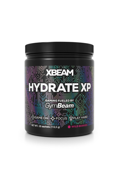 GymBeam XBEAM Hydrate XP, 112,5 g, căpșuni kiwi