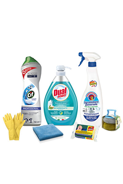 Dual Power Pachet Eficient de Curatat Vase, Detergent