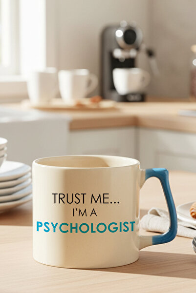 qoeuyl boutique Trust Me I'M a Psychologist Printed Psychologist Gift Blue Ha...