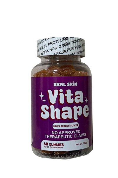 Real Skin Vita shape Mixed Berries Flavor 60 Gummies