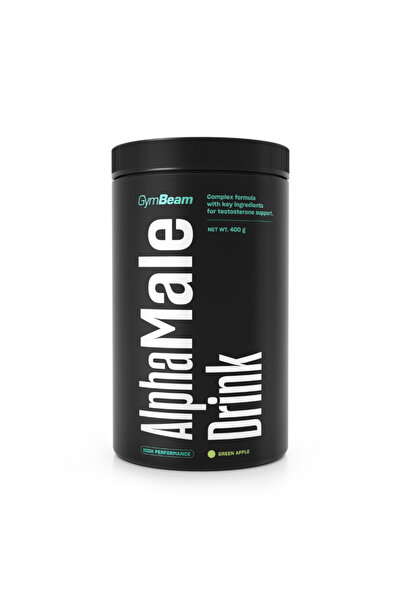 GymBeam Băutură AlphaMale, 400 g, măr verde