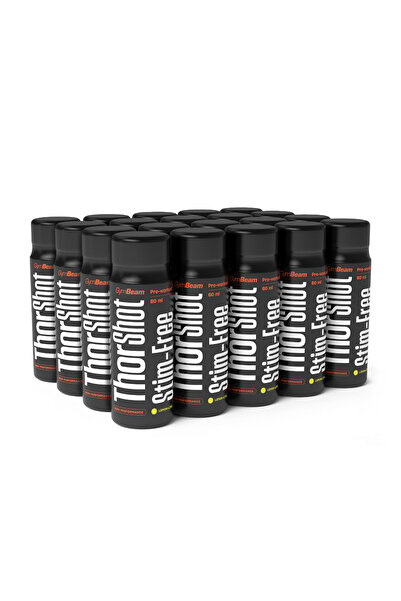 GymBeam Thor Stim-Free Shot, 20 x 60 ml, lemon lime