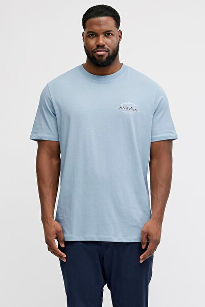 Jack & Jones Plus Size Chest Printed T-Shirt - Brandon