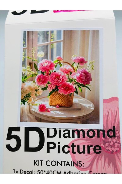 DUCK HOBY 50x40 Boncuklu Taş Mozaik Elmas Goblen Pano Tablo Resim Boncuk Puzz...