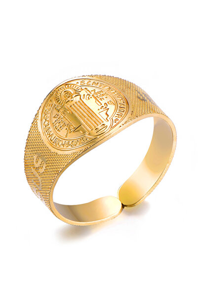 EFAYN.RO Inel delicat, model Jesus, tematica religioasa, reglabil, marime uni...