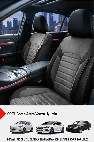 GM-DESIGN Alcantara Series Luxury Car Seat Cover - (Opel Corsa-Astra-Vectra C...