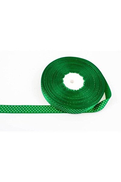 OEM Set 3 role Panglica Satin Cu Buline 2cm/90m Verde