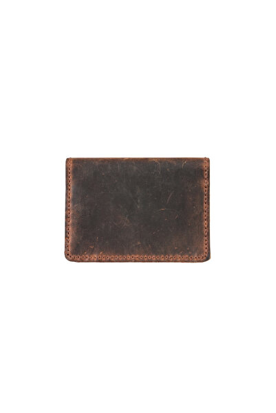 deribo Crayz Leather Passport Holder