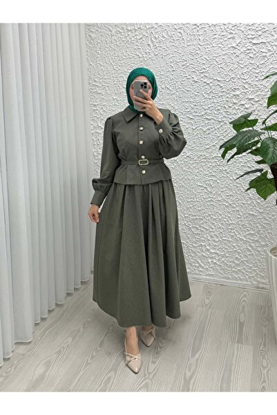 Queyla MİNNA KEMERLİ ETEKLİ TAKIM