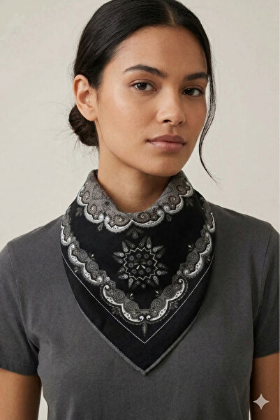 PETEK AKSESUAR Bati̇k D Patterned Bandana
