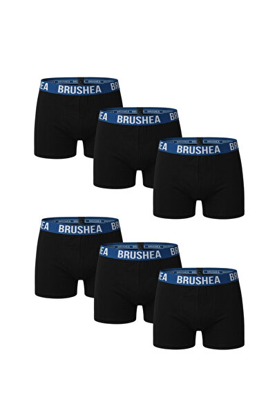 BRUSHEA Erkek Boxer Likralı Premıum 6'lı
