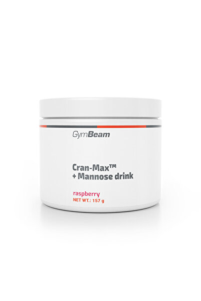 GymBeam Băutură Cran-Max™ + Manoză, 157 g, zmeură