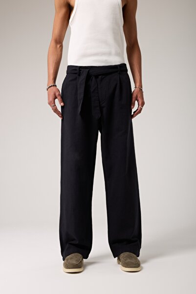 2512 Clothing Linen Belt Pack Baggy Pants