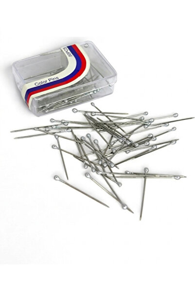 Alivascarf Bulk Needles Silver Gray Color 50 X 2 100 Pieces 2.5cm - Scarf and...