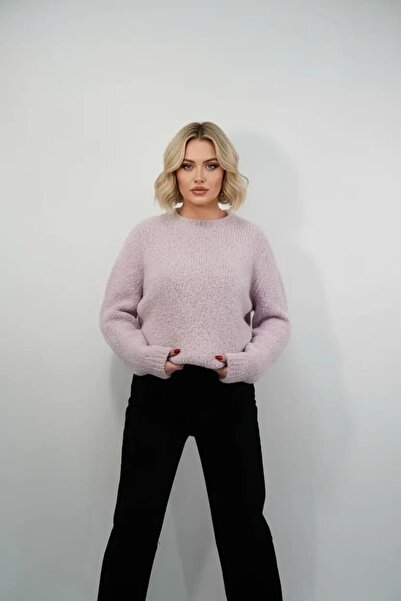 Hersley New Season Women's Plush Textured Knitwear