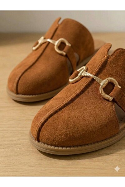 Deripabuc Genuine Leather Female Leather Slipper Dp81-0823