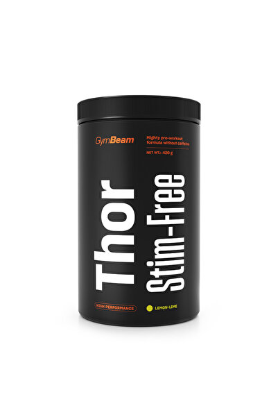 GymBeam Thor Stim-Free, 420 g, lămâie-lime
