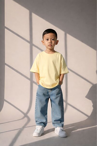 E-ROMA Plain Unisex Children's T-Shirt 2Gh1