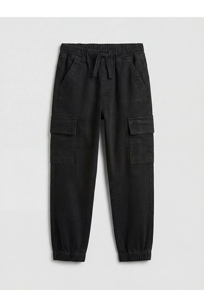 LC Waikiki Lcw Kids Beige Elastic Waist Boys Cargo Pants