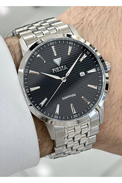 Fiesta Gift Steel Cord Waterproof Color-Resistant Black Dial Original 2 Year ...