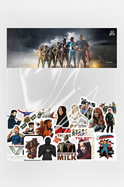 Baprile The Boys Sticker Paketi 22 Parça Kaliteli Su Geçirmez Laptop Telefon ...