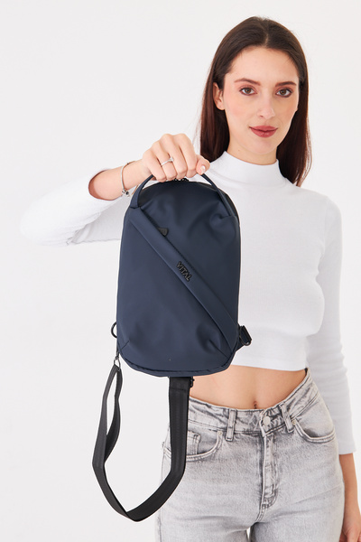 Superbag Su Geçirmez Deri Çapraz Askılı Bel ve Omuz Çantası Unisex Günlük Kul...