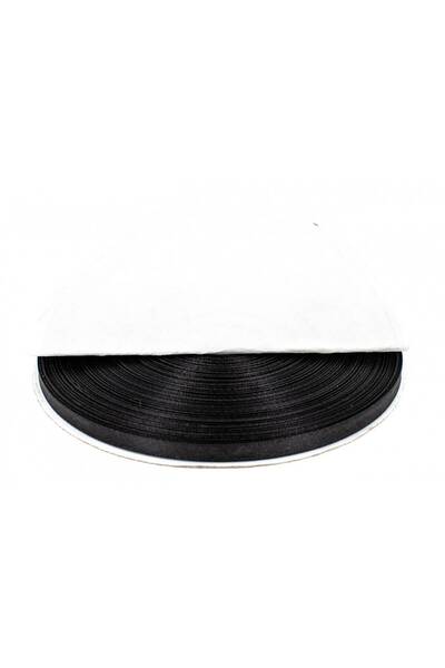 OEM Set 3 role Panglica Satin Negru 0.6 Cm/50 M