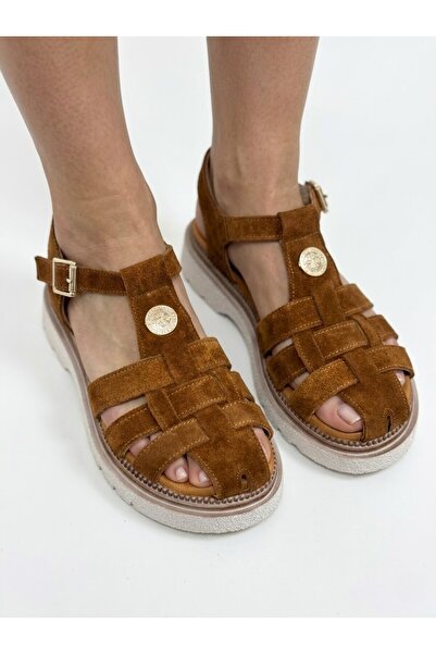 Deripabuc Genuine Leather Female Leather Sandals Dp81-0870