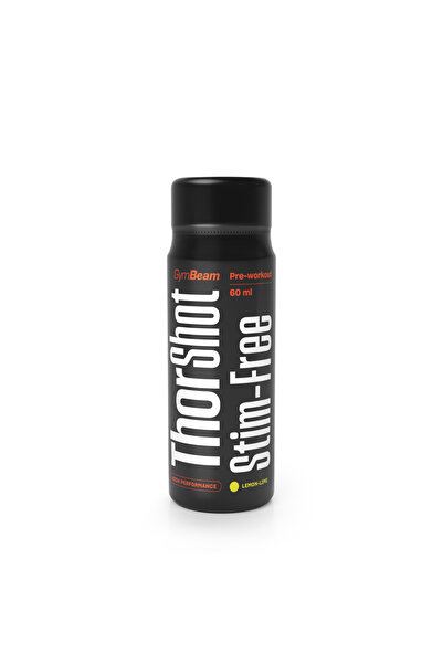 GymBeam Thor Stim-Free Shot, 60 ml, lămâie-lime