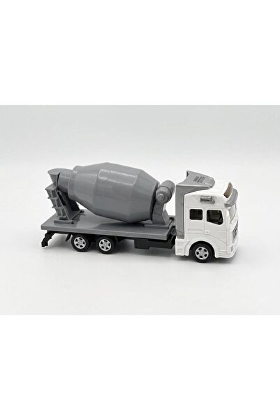 Tıfıl Toys Çek Bırak Beton Mikseri Hareketli Hazneli İnşaat Oyuncak Kamyonu