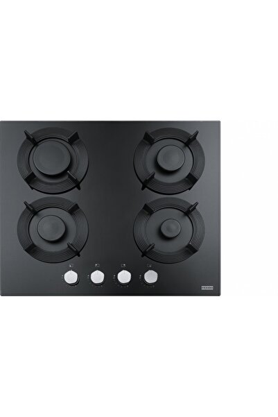 Franke Gas Hob Maris Free FHMF 604 4G C, Black, Glass, 4 Burners, Cast Iron G...