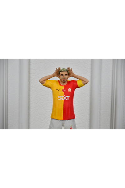3DAKSESUAR Efsane Golcü Mauro Galatasaray Forma Tasarımlı Biblo 20 CM | El Bo...