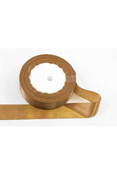 OEM Set of 3 rolls Satin Ribbon 2.5cm/22m Gold 105