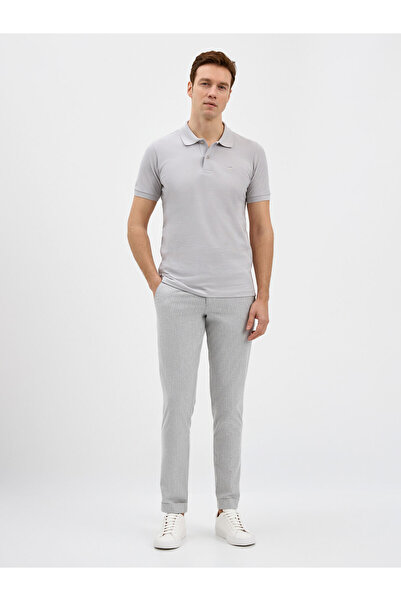 Karaca Gri T-Shirt-Polo Yaka Tişört