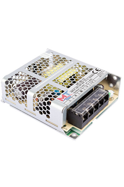 Mervesan 12V 5A 60W Metal Kasalı İç Mekan Ac/Dc Smps Adaptör MT-60-12