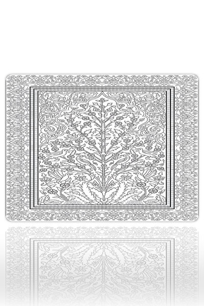 urzuva Tezhip Motifi Gaming Oyuncu XXL Mouse Pad Kaydırmaz Dikişli Mousepad 4...