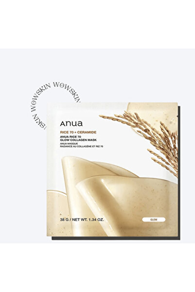 ANUA Rice 70 Glow Collagen Mask