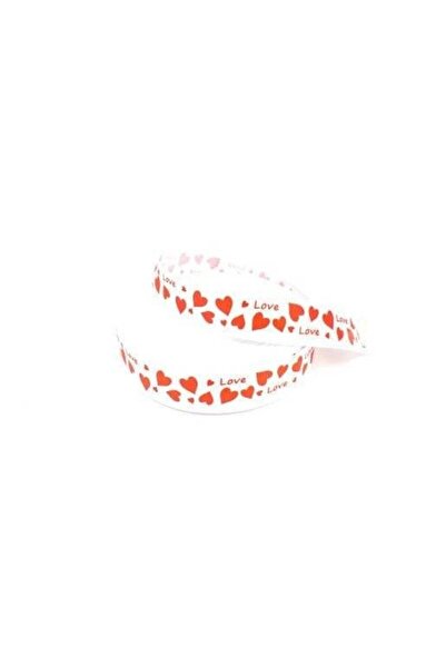 OEM Set of 3 rolls of Satin Ribbon Love Hearts 2.5cm