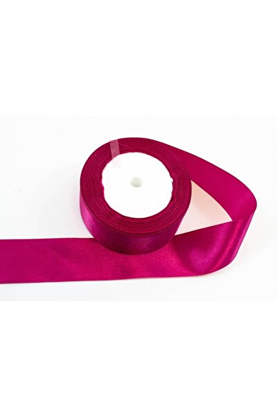 OEM Set of 3 rolls Satin Ribbon 4cm/22m Dark Cyclamen 028