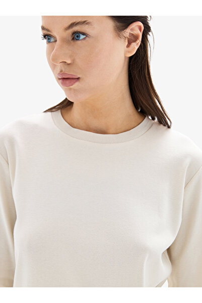 Blackspade Kadın Sweatshirt 60631 - Krem