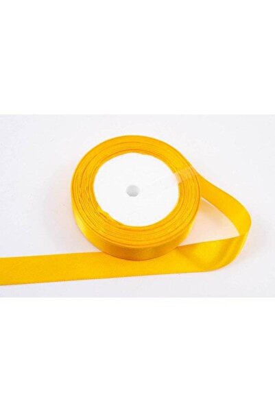 OEM Set of 3 rolls of Satin Ribbon 2cm/22m Sun Yellow
