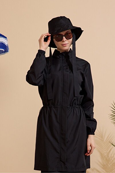 GAVLİA Women's Hijab Swimsuit 5-Piece Set - Full Coverage with Zipper..