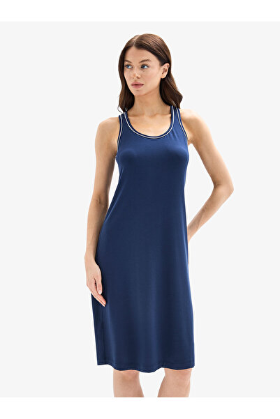 Blackspade Women's Nightgown 52080 - Navy Blue