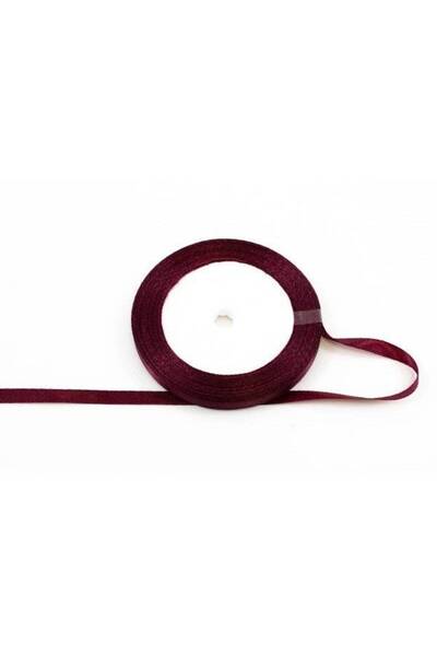 OEM Set of 3 rolls of Satin Ribbon 0.6cm/22m Marsala