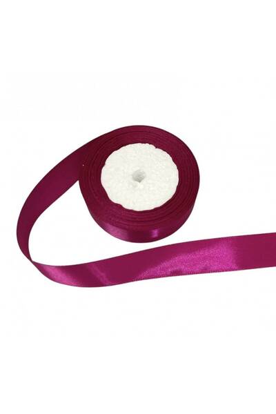 OEM Satin Ribbon 2.5cm/22m Fuchsia 029 (Top Bottom Set of 3 pieces)